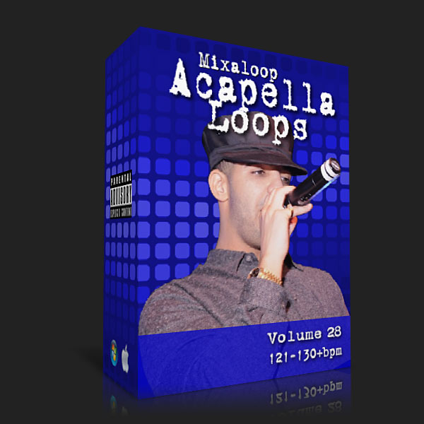 Acapella Loop Pack 28 (121-130+bpm)