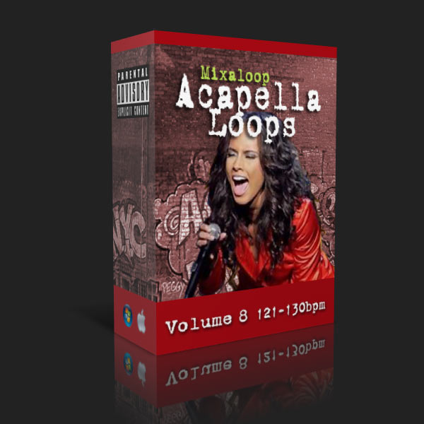 Acapella Loop Pack 8 (121-130bpm)