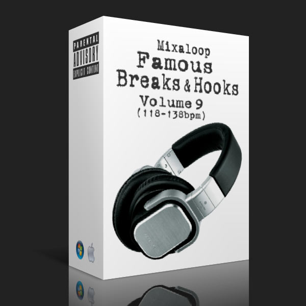 Famous Breaks and Hooks Loop Pack 9 (118-138bpm)